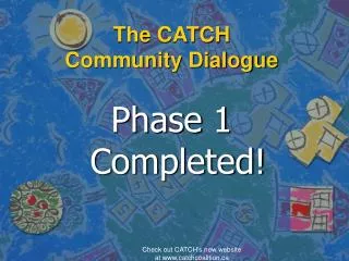 The CATCH Community Dialogue