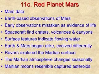 11c. Red Planet Mars