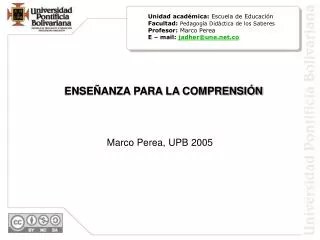 marco perea upb 2005