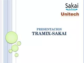 presentacion tramix sakai