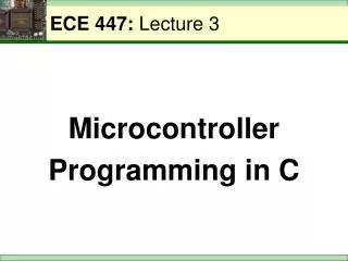 ECE 447: Lecture 3