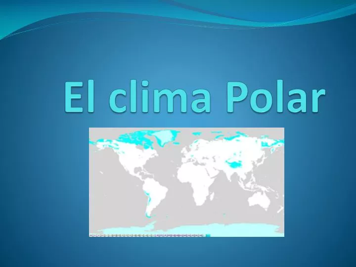el clima polar