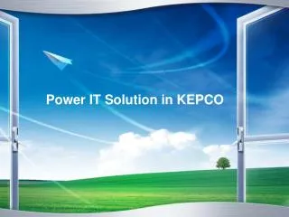 Power IT Solution in KEPCO