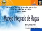Manejo Integrado de Plagas - slide 1