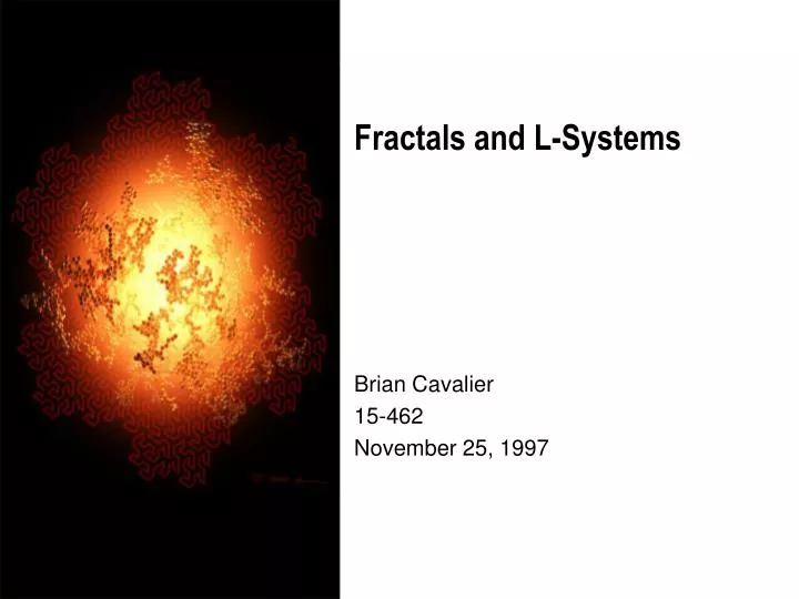 fractals and l systems