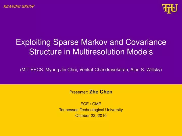 exploiting sparse markov and covariance structure in multiresolution models