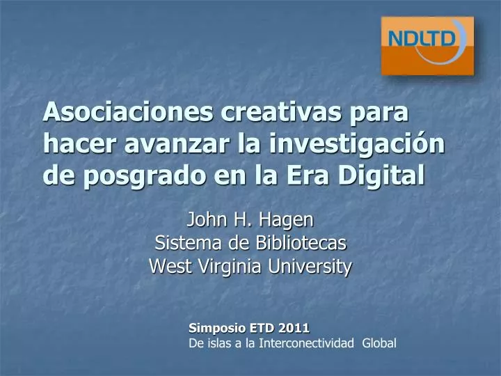 asociaciones creativas para hacer avanzar la investigaci n de posgrado en la era digital