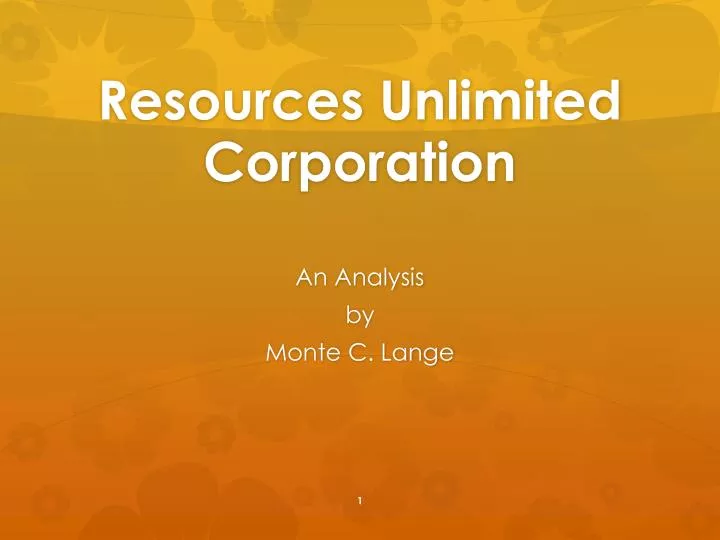 resources unlimited corporation