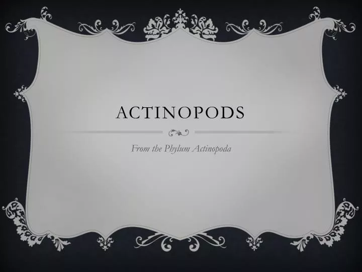 actinopods