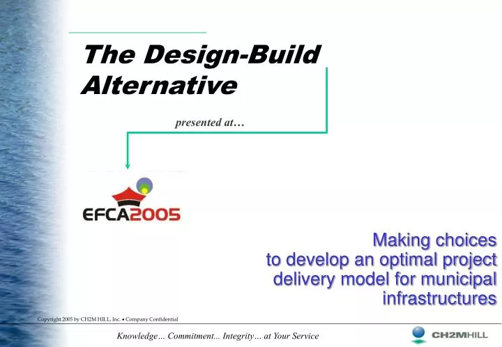 the design build alternative
