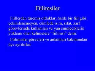 fiilimsiler