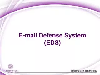 E-mail Defense System (EDS)