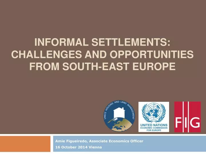informal settlements challenges and opportunities from south east europe