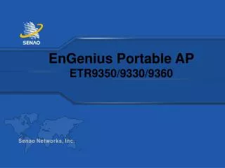 EnGenius Portable AP ETR9350/9330/9360