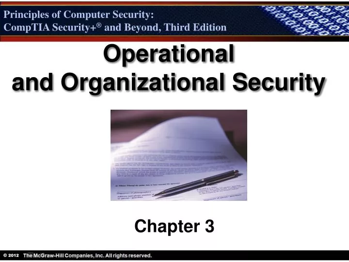 operational and organizational security