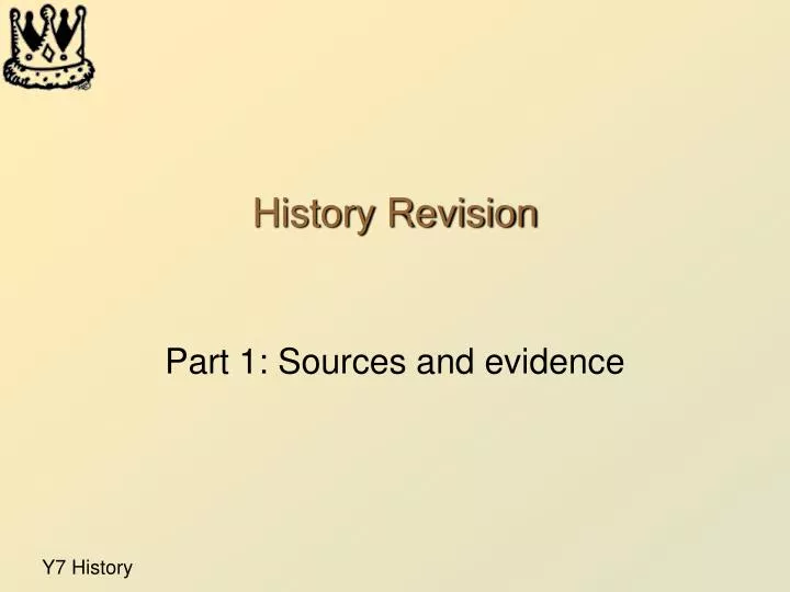 history revision