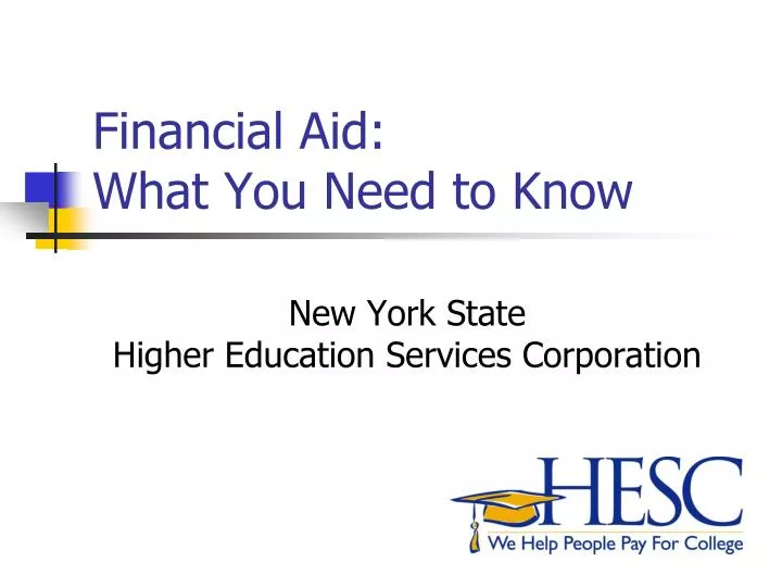 financial aid what you need to know