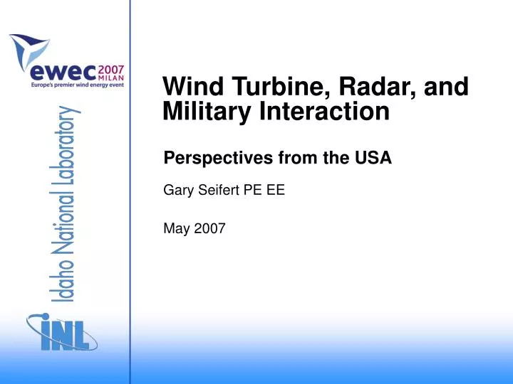 wind turbine radar and military interaction