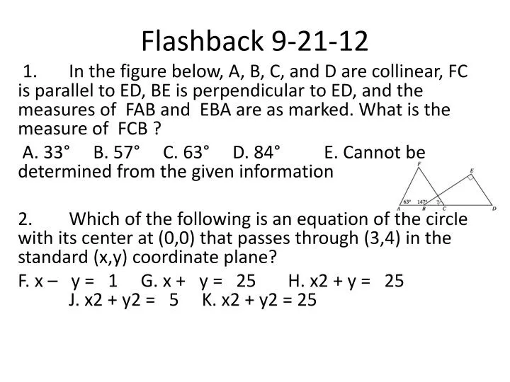 flashback 9 21 12