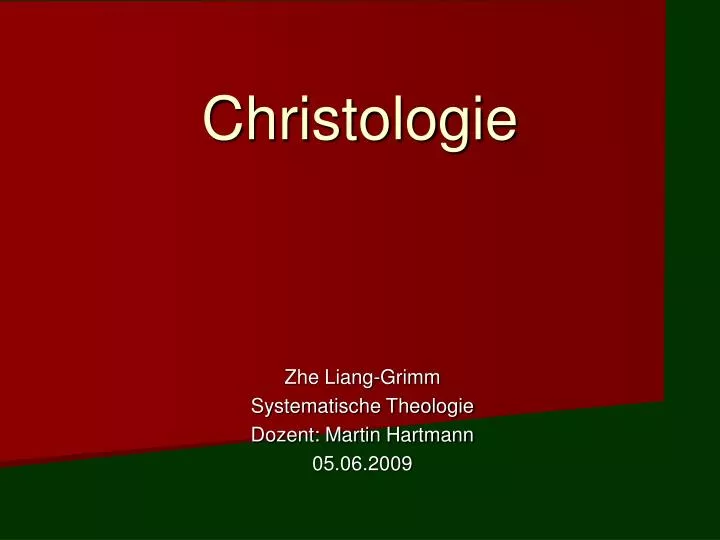 christologie