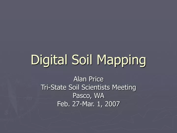 digital soil mapping