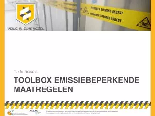 toolbox emissiebeperkende maatregelen