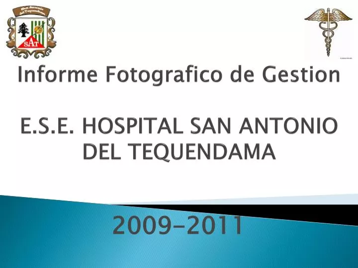 informe fotografico de gestion e s e hospital san antonio del tequendama