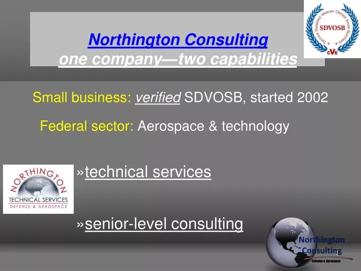 northington consulting one company two capabilities