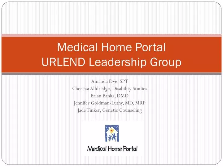 medical home portal urlend leadership group