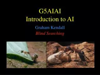 G5 AIAI Introduction to AI