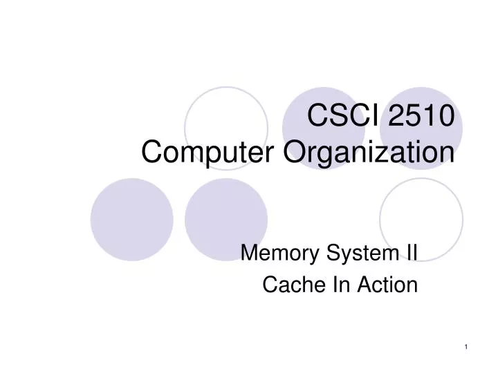 csc i 2510 computer organization