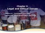 Government's Role in Consumer Protection, Safety, and Business Regulations - slide 1