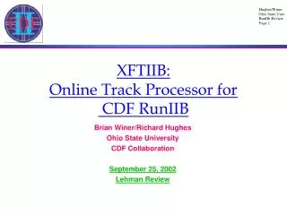 XFTIIB: Online Track Processor for CDF RunIIB