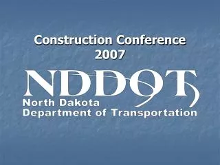 Construction Conference 2007