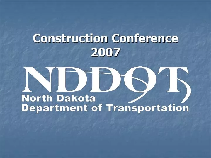 construction conference 2007