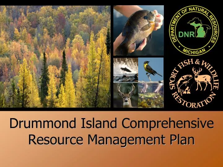 drummond island comprehensive resource management plan