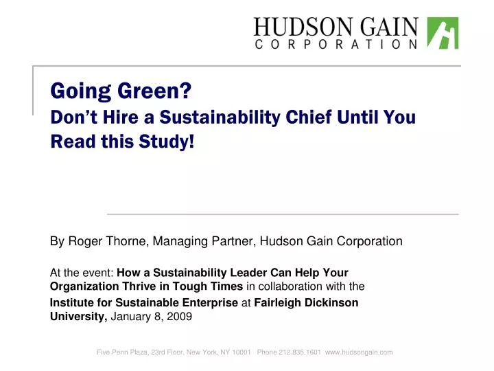 going green don t hire a sustainability chief until you read this study