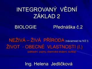 integrovan v dn z klad 2