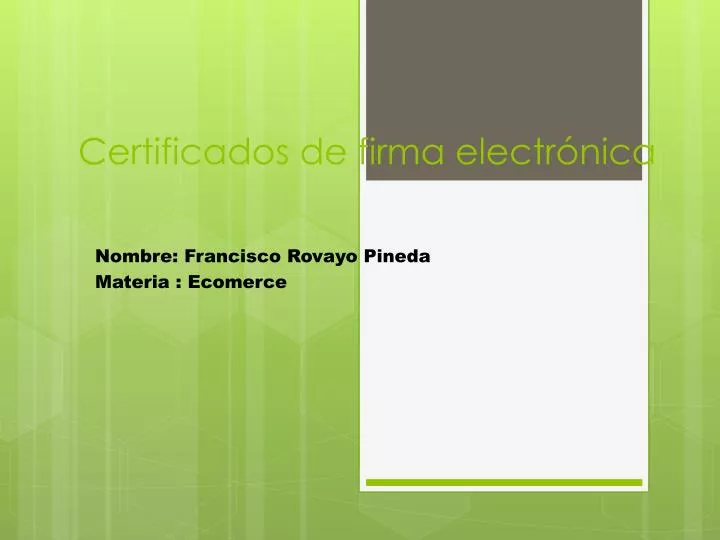 certificados de firma electr nica