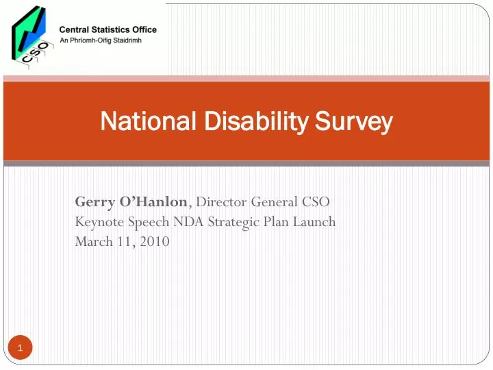 national disability survey