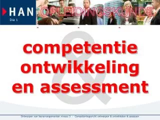competentie ontwikkeling en assessment