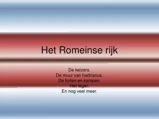 het romeinse rijk