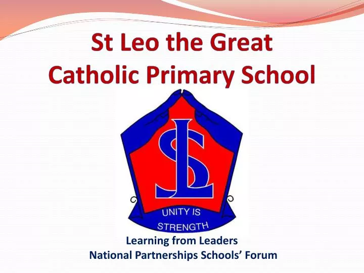 st leo the great catholic primary school