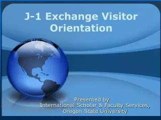 J-1 Exchange Visitor Orientation