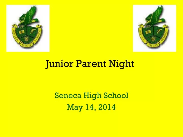 junior parent night