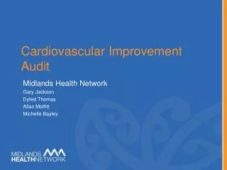 Cardiovascular Improvement Audit
