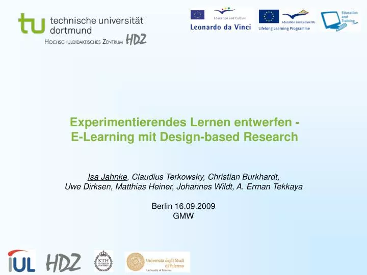 experimentierendes lernen entwerfen e learning mit design based research