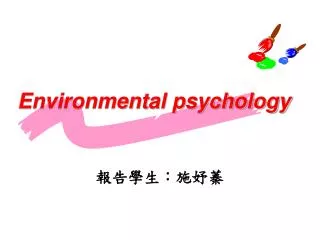environmental psychology