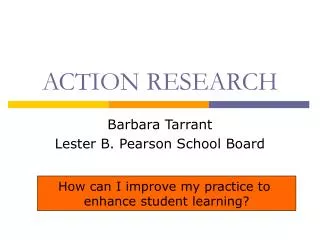 ACTION RESEARCH