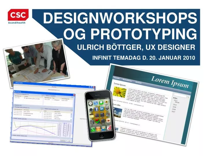 designworkshops og prototyping